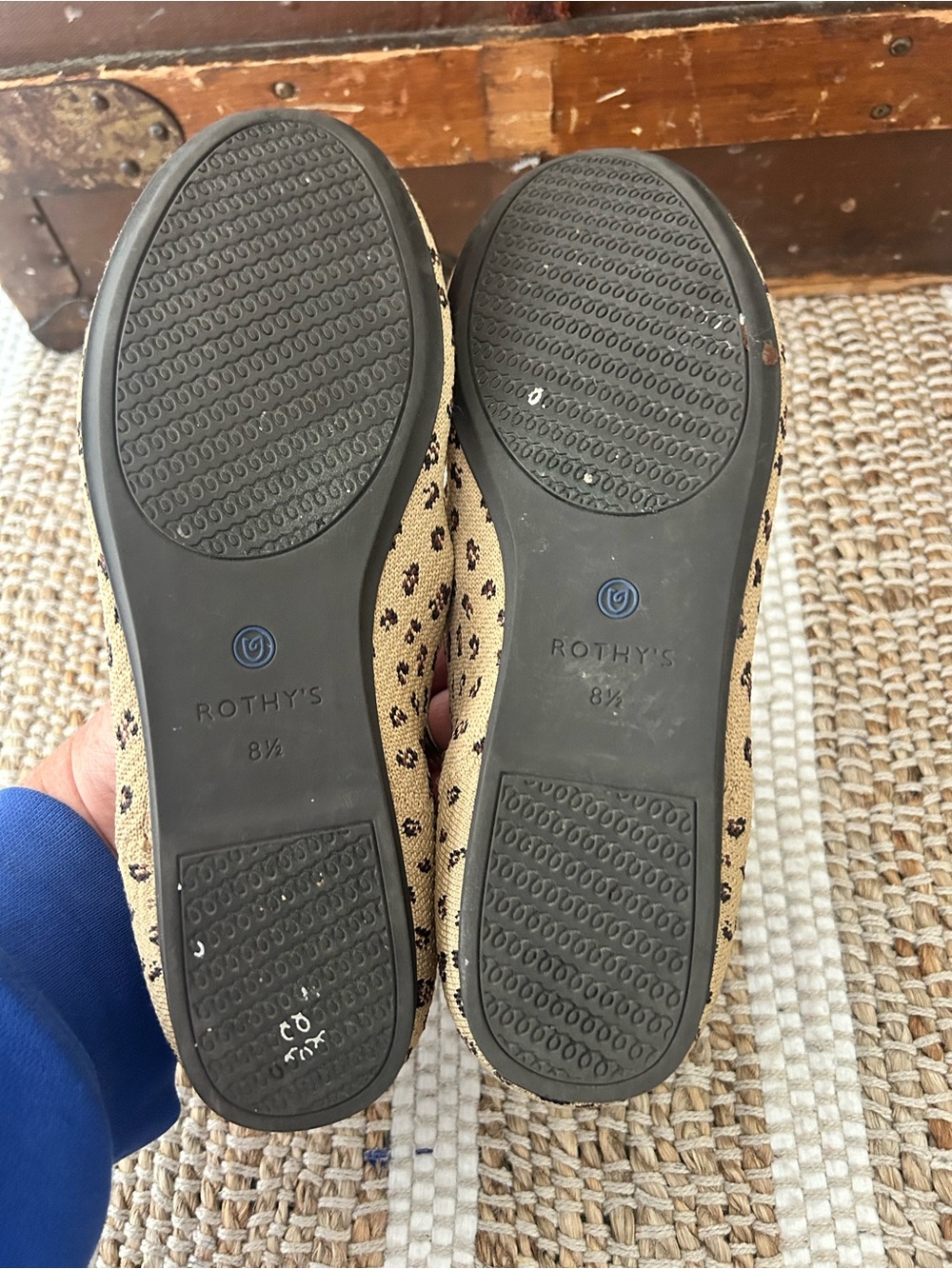 Rothy Round Toes Leopard Flats - Picture 5 of 5